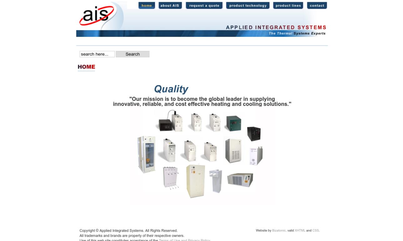 Applied Integrated Systems Liquid Chillers