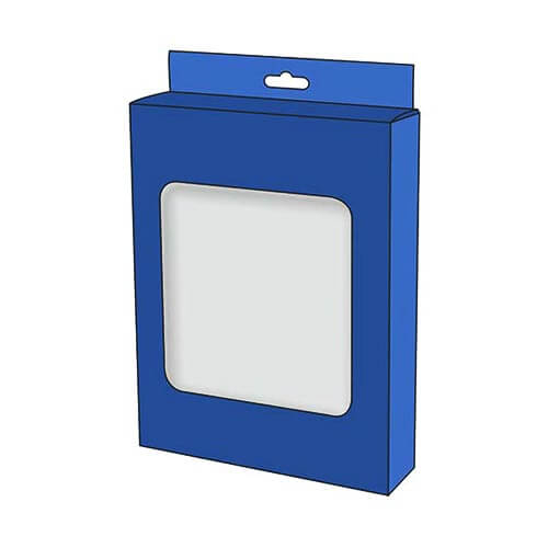 Custom Printed Five Panel Hanger Boxes Liquid Printer