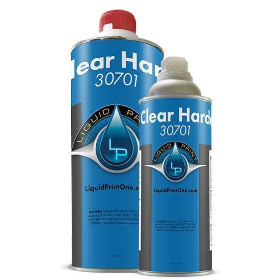 Fast Clear Hardener Liquid Print