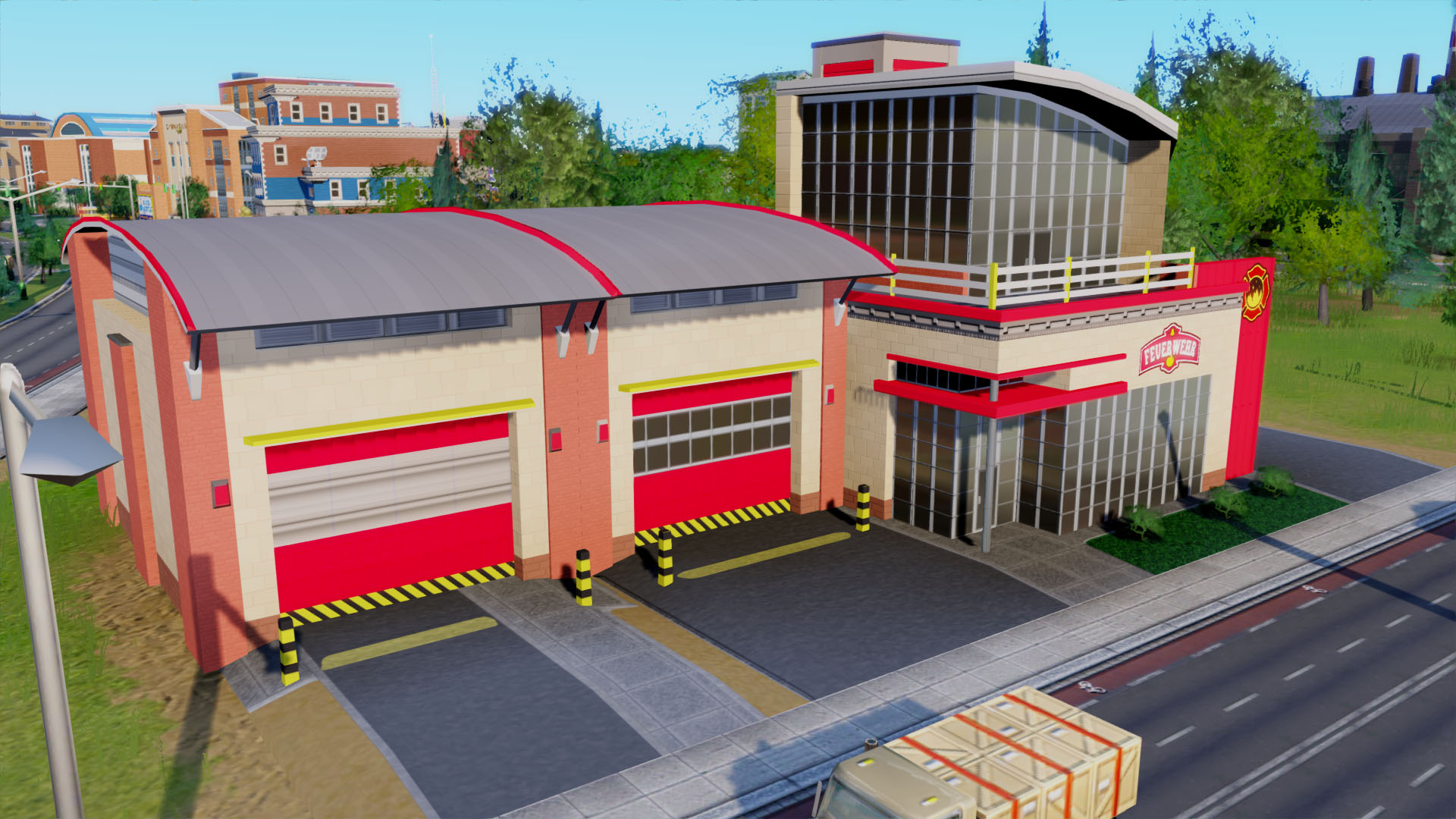 Modern Fire Station Replacement by Tobse Liquid Sims