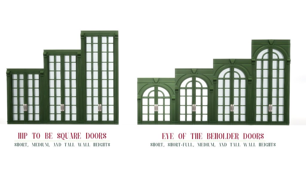 Romantic Garden Expanded 16 New Doors and Windows by Peacemaker IC