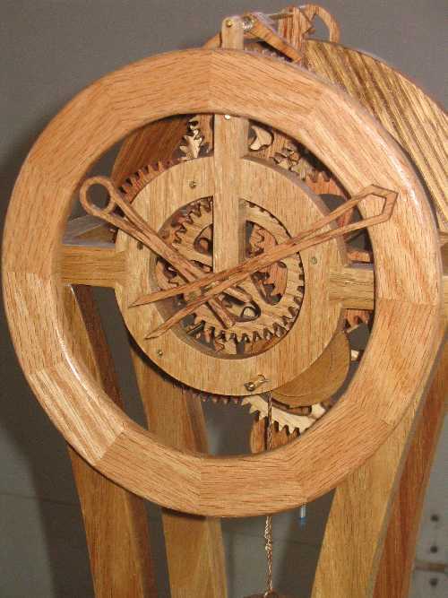 Wooden Gear Clock Plans from Hawaii by Clayton Boyer