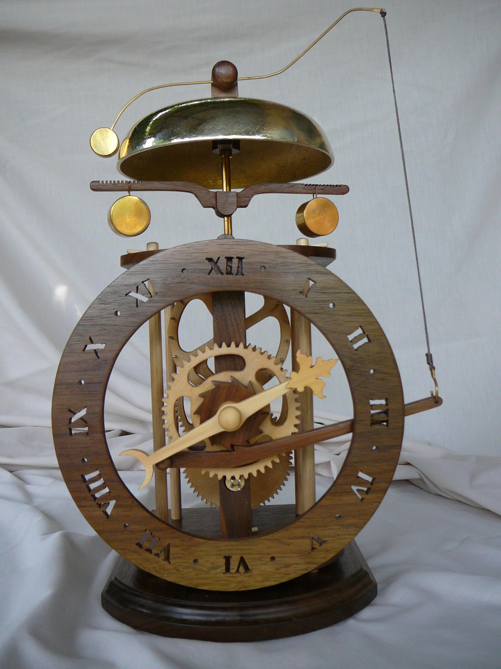 Wooden Gear Clock Plans from Hawaii by Clayton Boyer