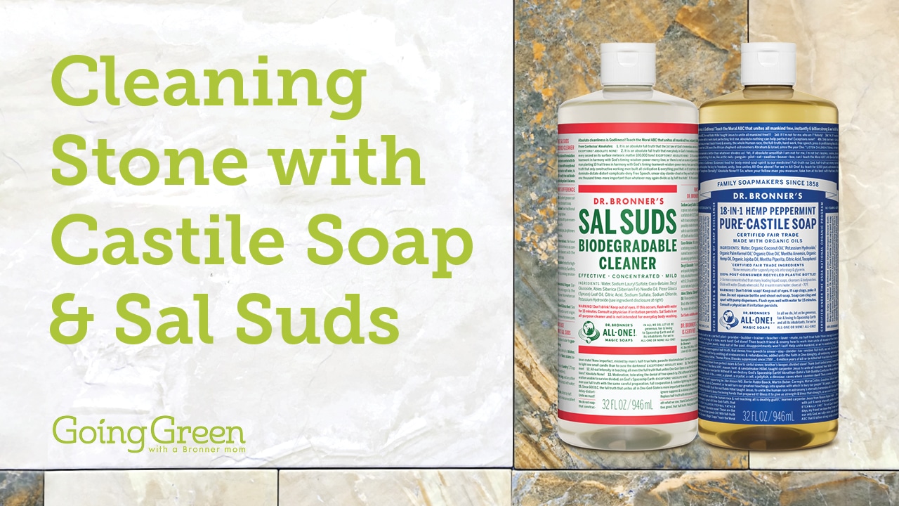 Cleaning Stone with Castile Soap & Sal Suds