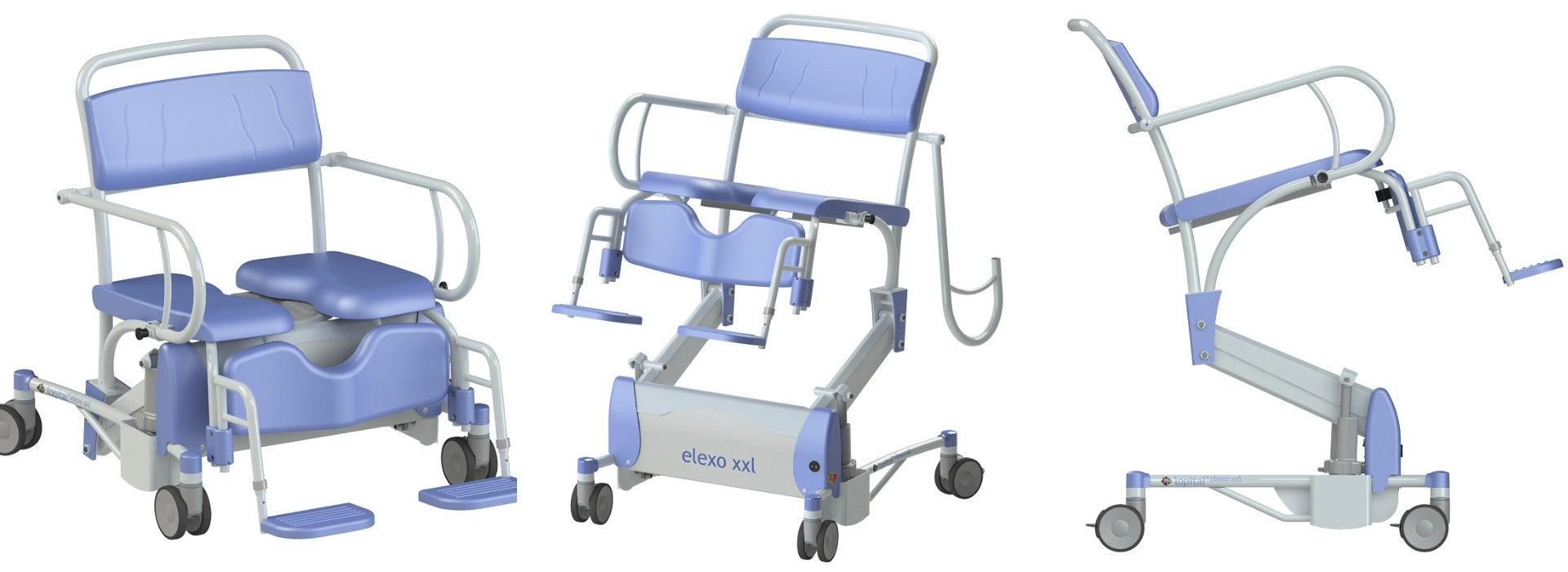 ShowerToilet Chair Elexo XXL Lisclare