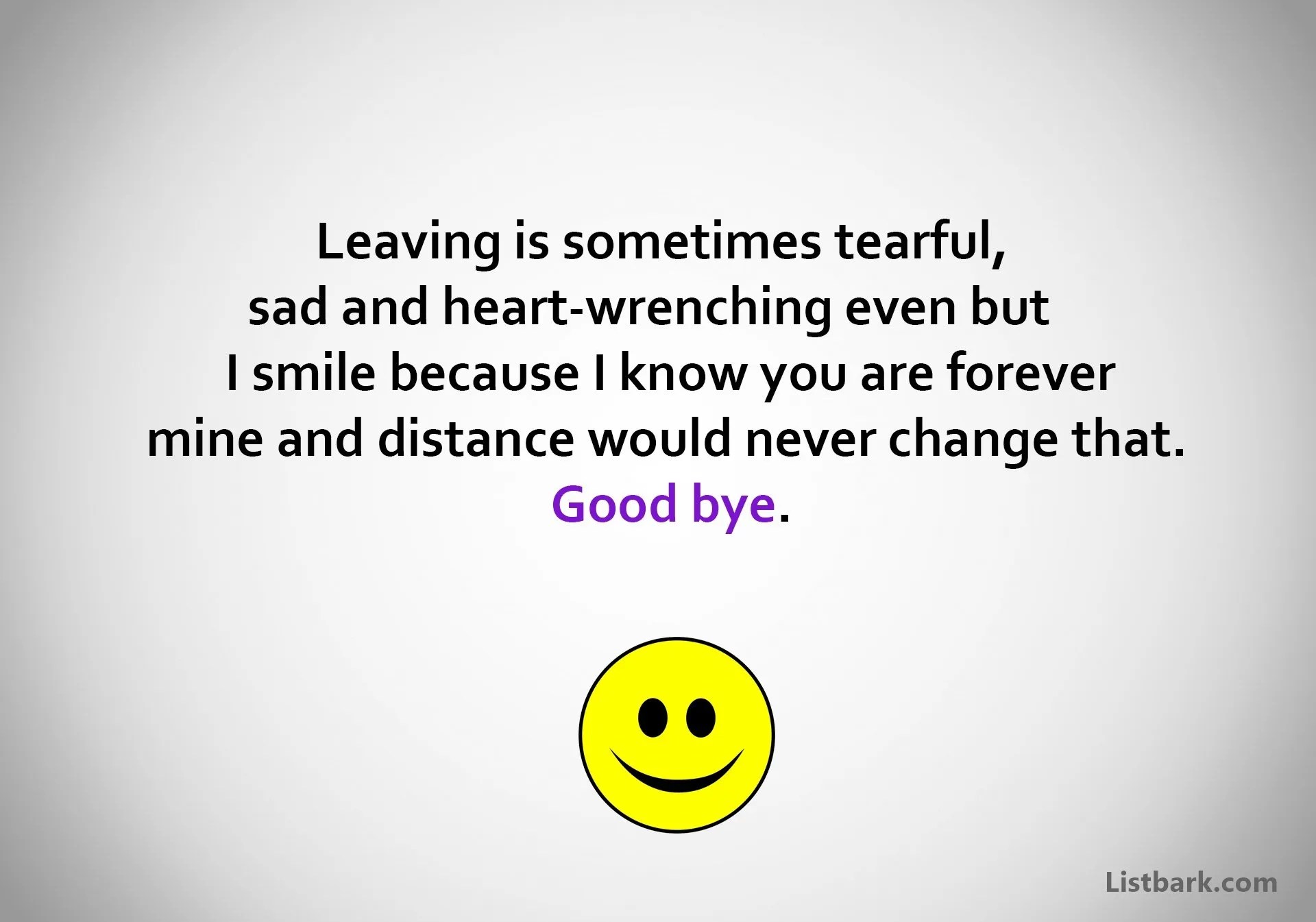 106 Goodbye SMS, Messages, Wishes, Quotes List Bark