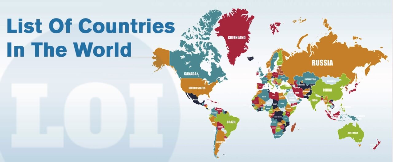 List Of Countries In the World listofinformation