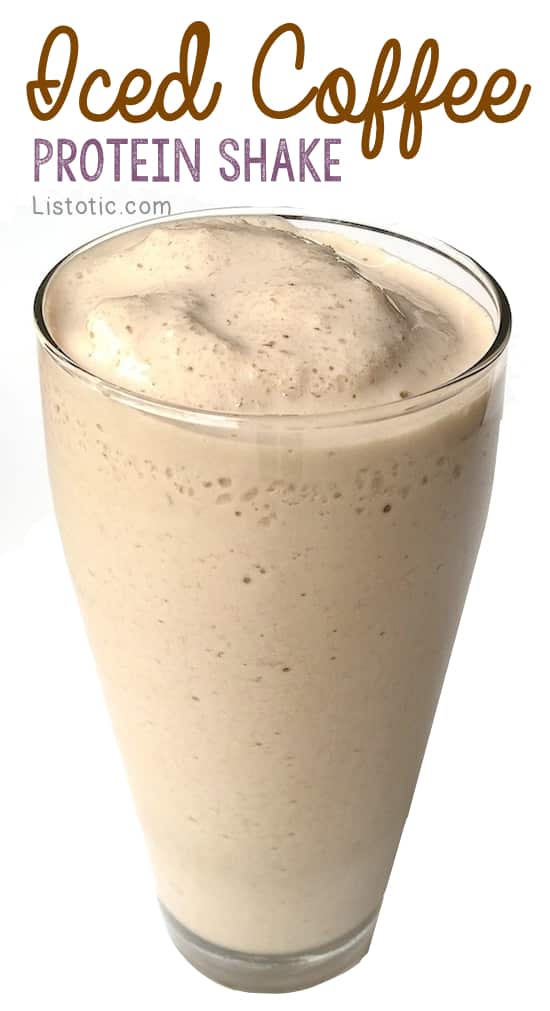 Iced Coffee Protein Shake Recipe to lose weight 115 Calories per