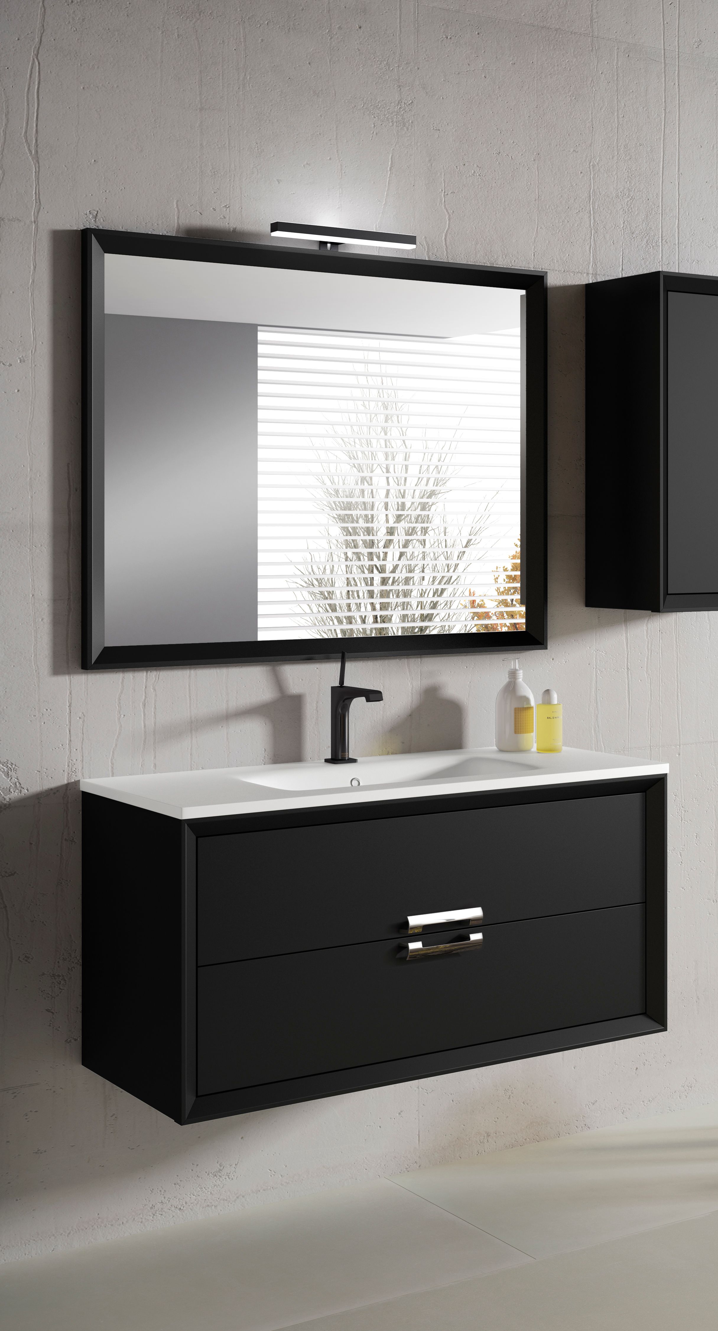 40" Single Sink Bathroom Vanity 2 Drawer Ceramic Sink with 4 Color Options