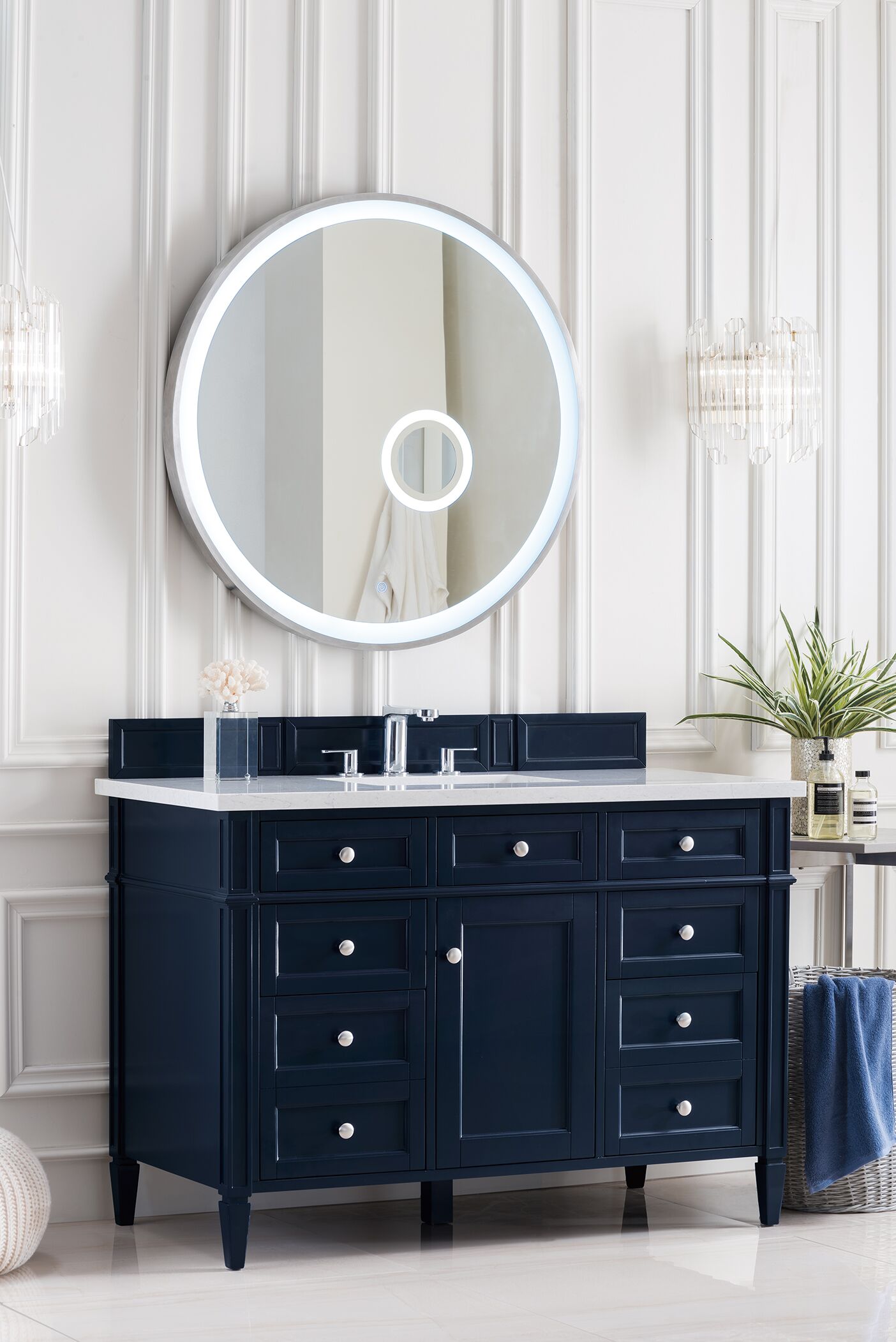 James Martin Brittany Collection 48" Single Vanity, Victory Blue