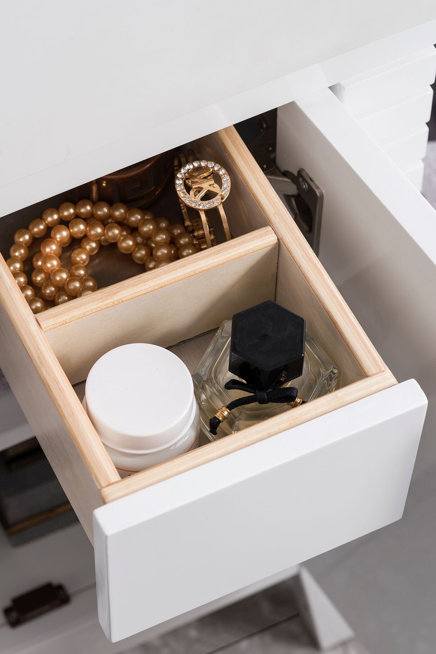 James Martin Linear Collection 36" Single Vanity, Glossy White Finish