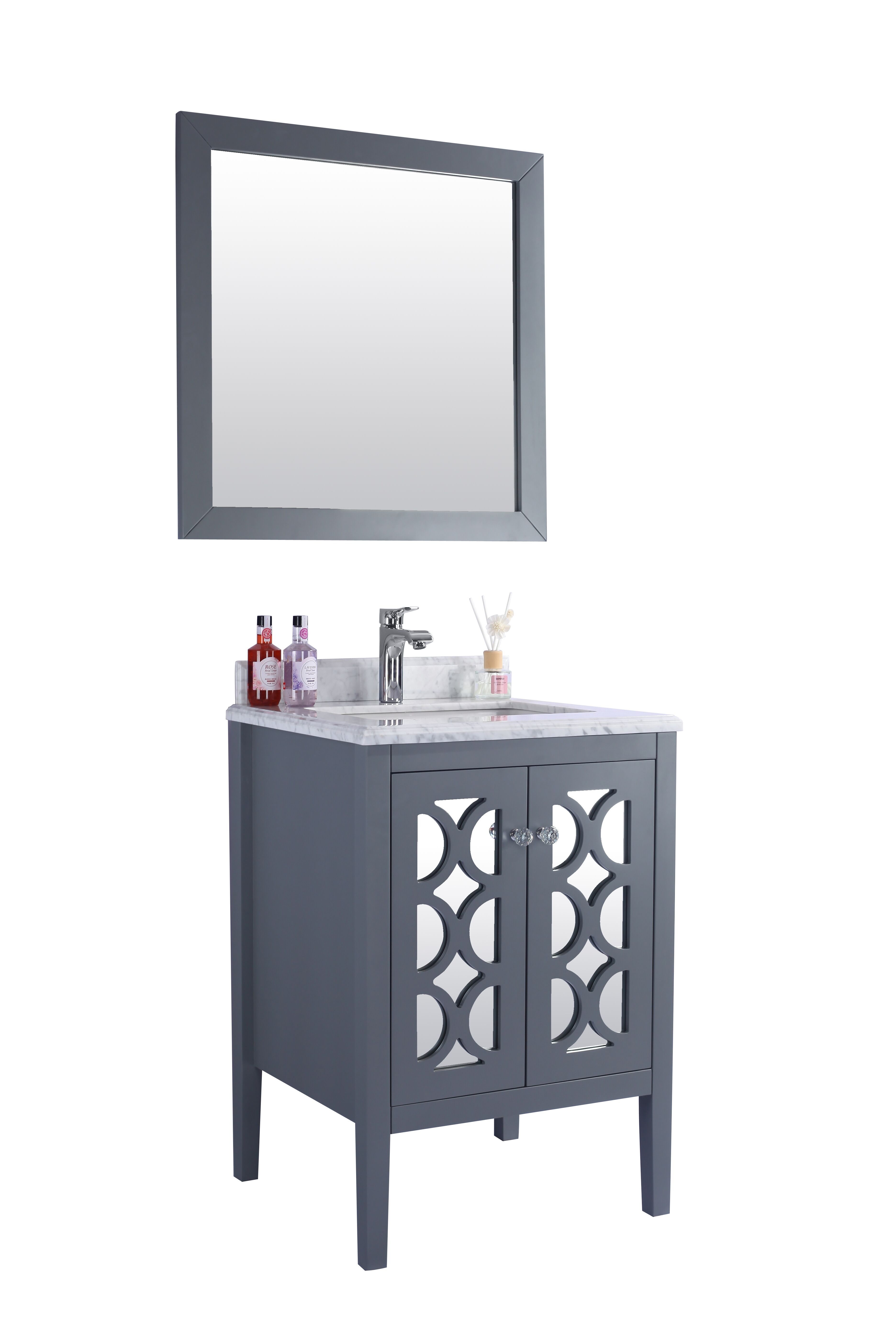 24" Single Bathroom Vanity with Top and Color Options