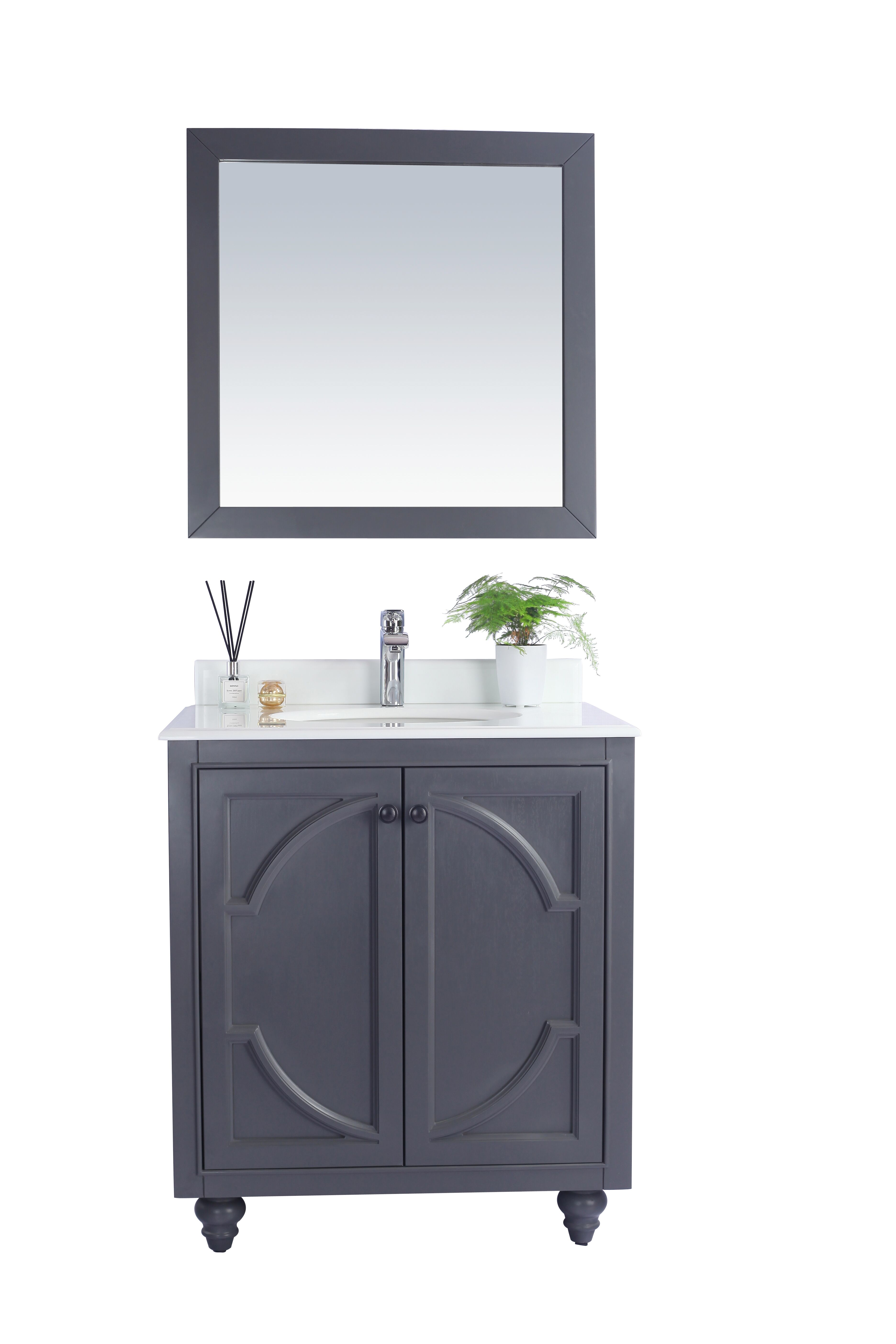 30" Single Bathroom Vanity + Top and Color Options