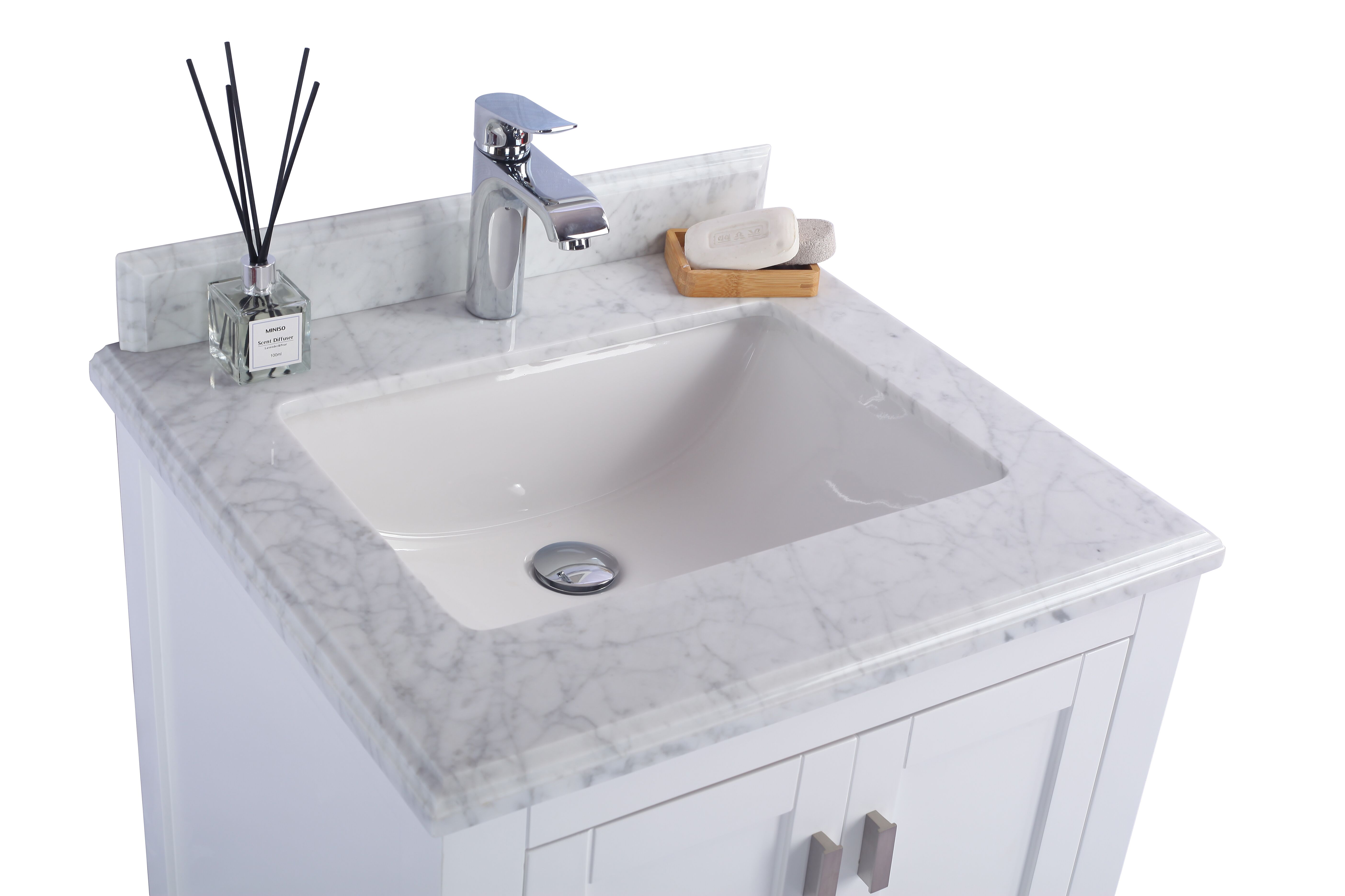 24" Single Sink Bathroom Vanity + Top and Color Options