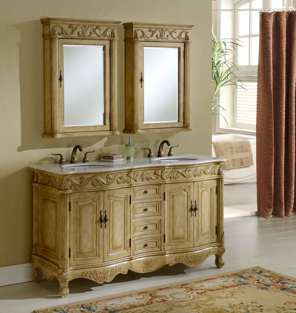 60" Tan Double with Matching Medicine