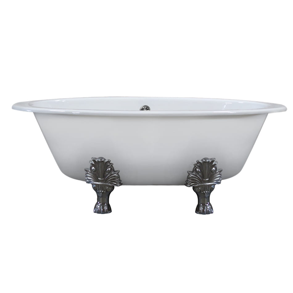 Cambridge Extra Wide Cast Iron Clawfoot Tub, 65.5 x 35.5 No Faucet