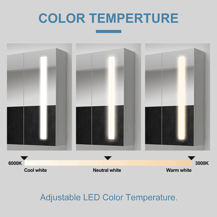 IP44 LED Illuminated Bathroom with Light Liteharbor Lighting