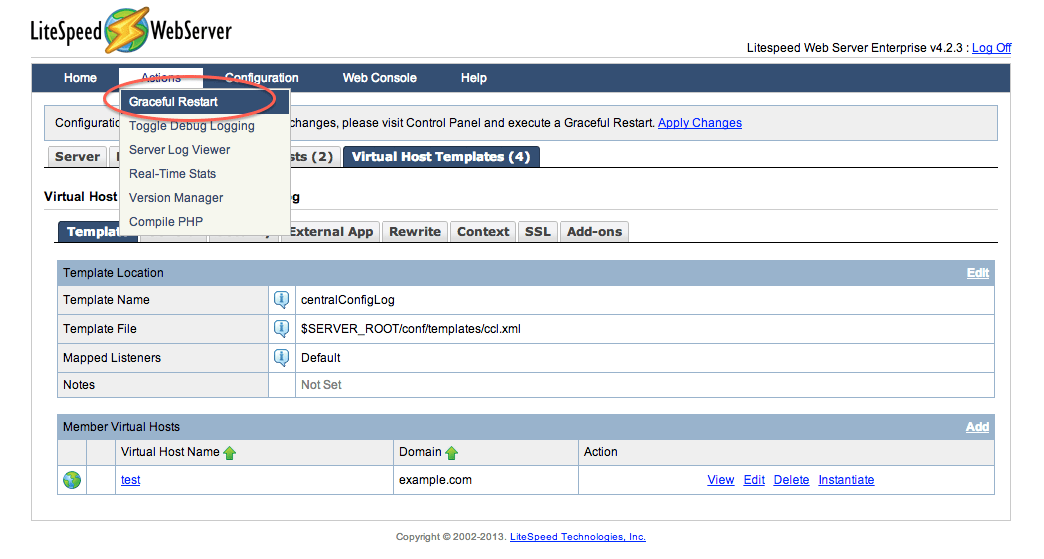 Litespeed web server admin login - laderview