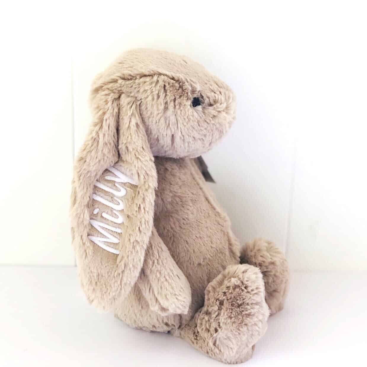 Personalised Jellycat Bunny Beige Kids Easter Gifts