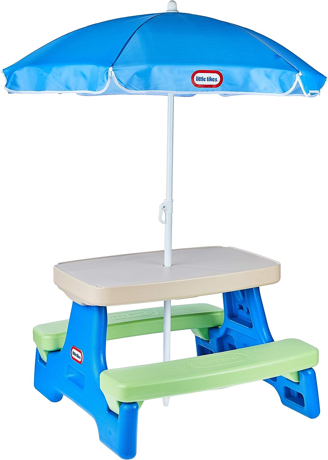 Little Tikes Picnic Table & Umbrella - Little Beach Bum - Baby Gear Rentals