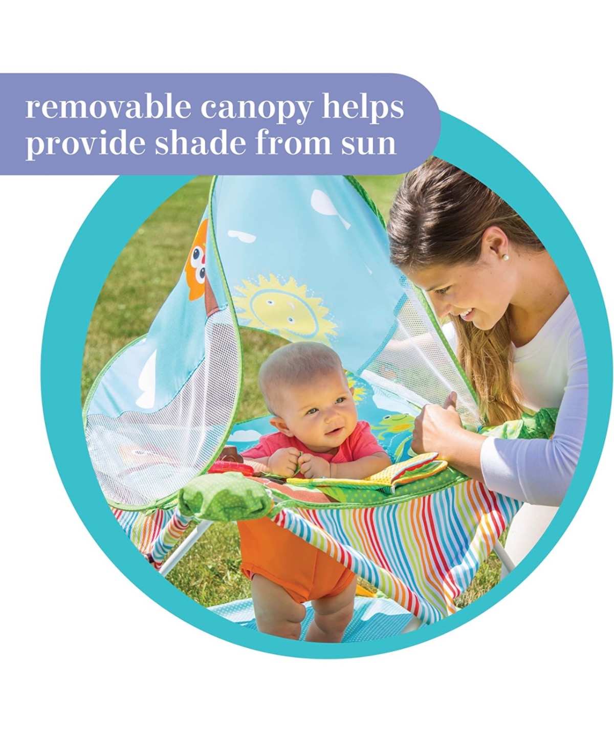 Summer Pop ‘n Jump Portable Activity Center - Little Beach Bum Rentals
