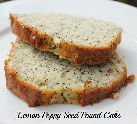 Lemon Poppy Seed Pound Cake Little Us