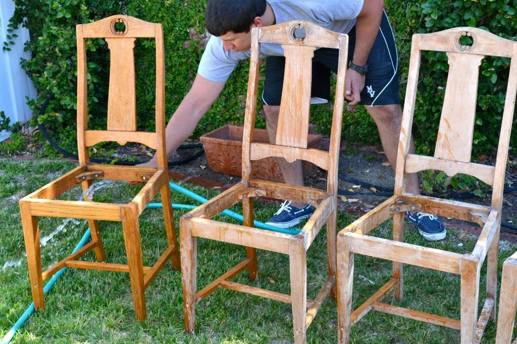 DIY Reupholstered Dining Chairs Little Bits of...