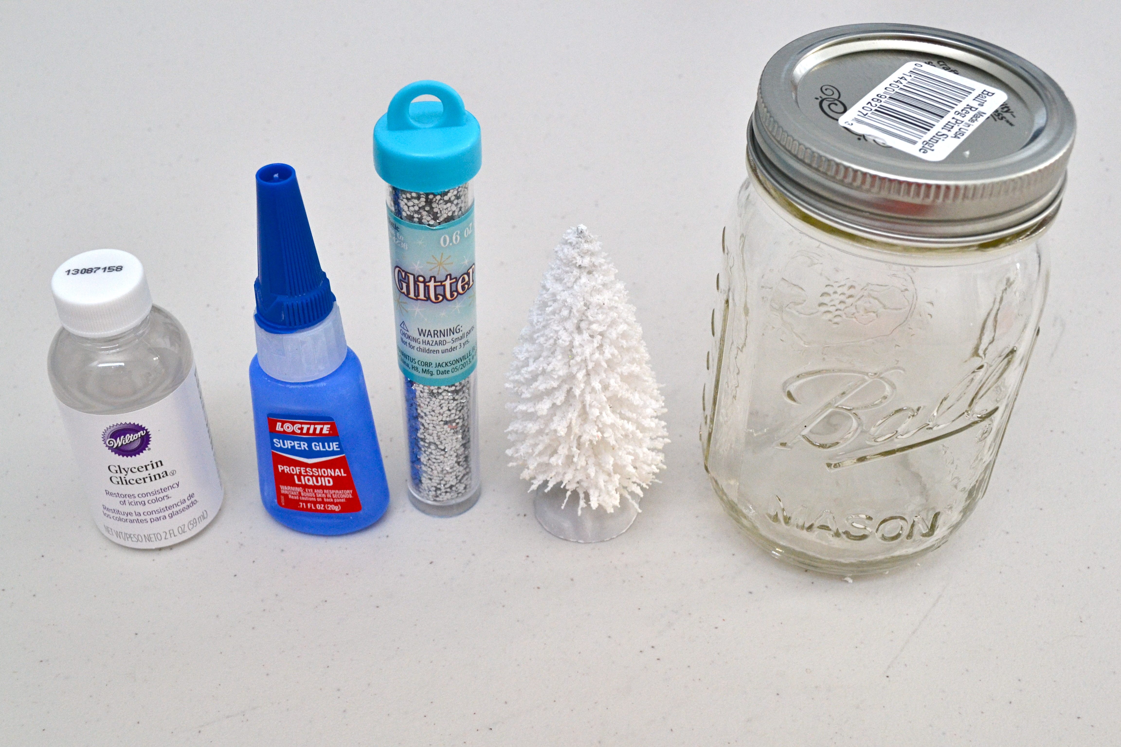 DIY Mason Jar Snow Globe Little Bits of...