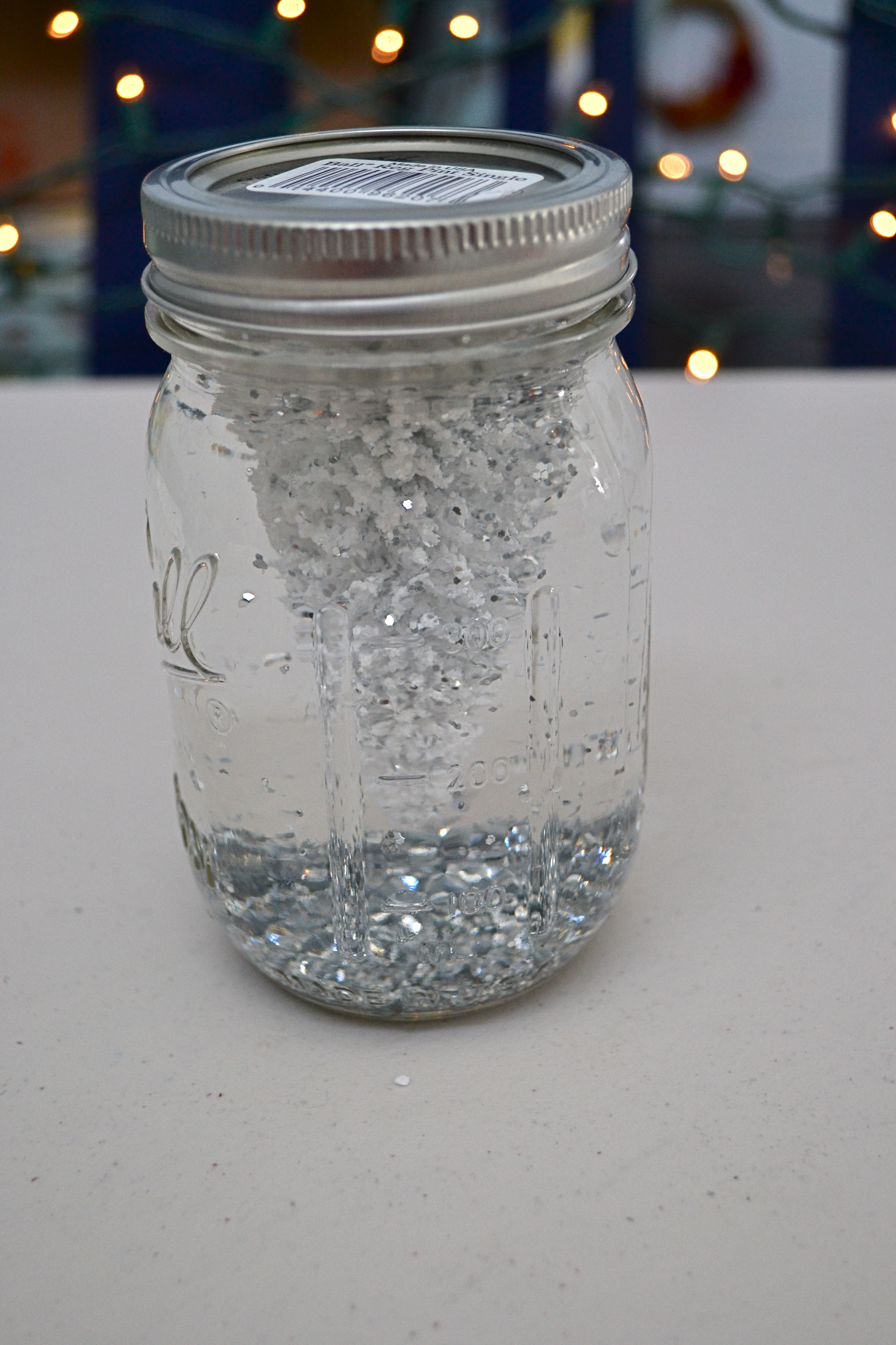 DIY Mason Jar Snow Globe Little Bits of…
