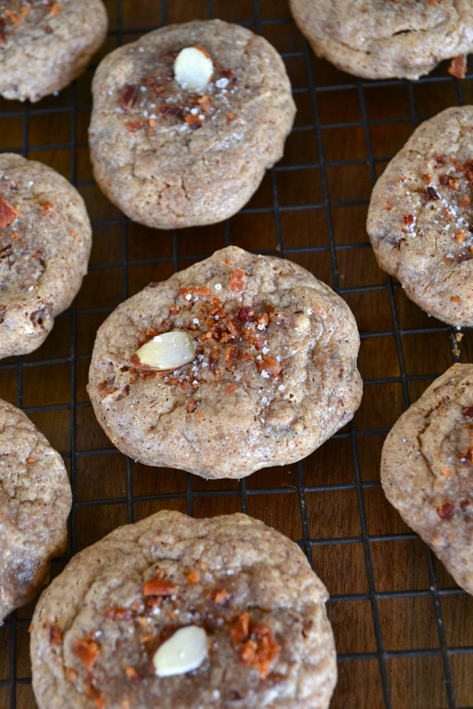 Maple Almond Butter Bacon Cookies Little Bits of...
