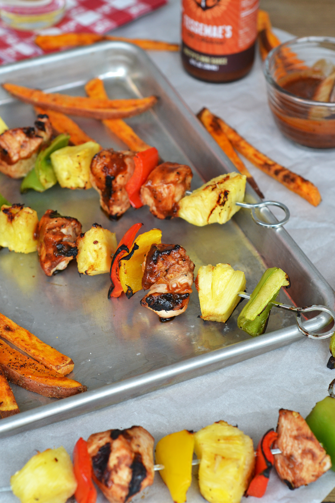 Pineapple BBQ Chicken Skewers Little Bits of…