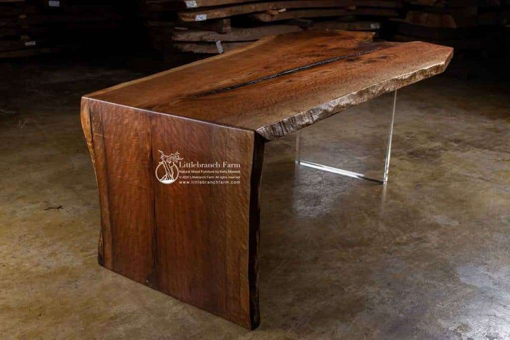 Waterfall Live Edge Table Littlebranch Farm