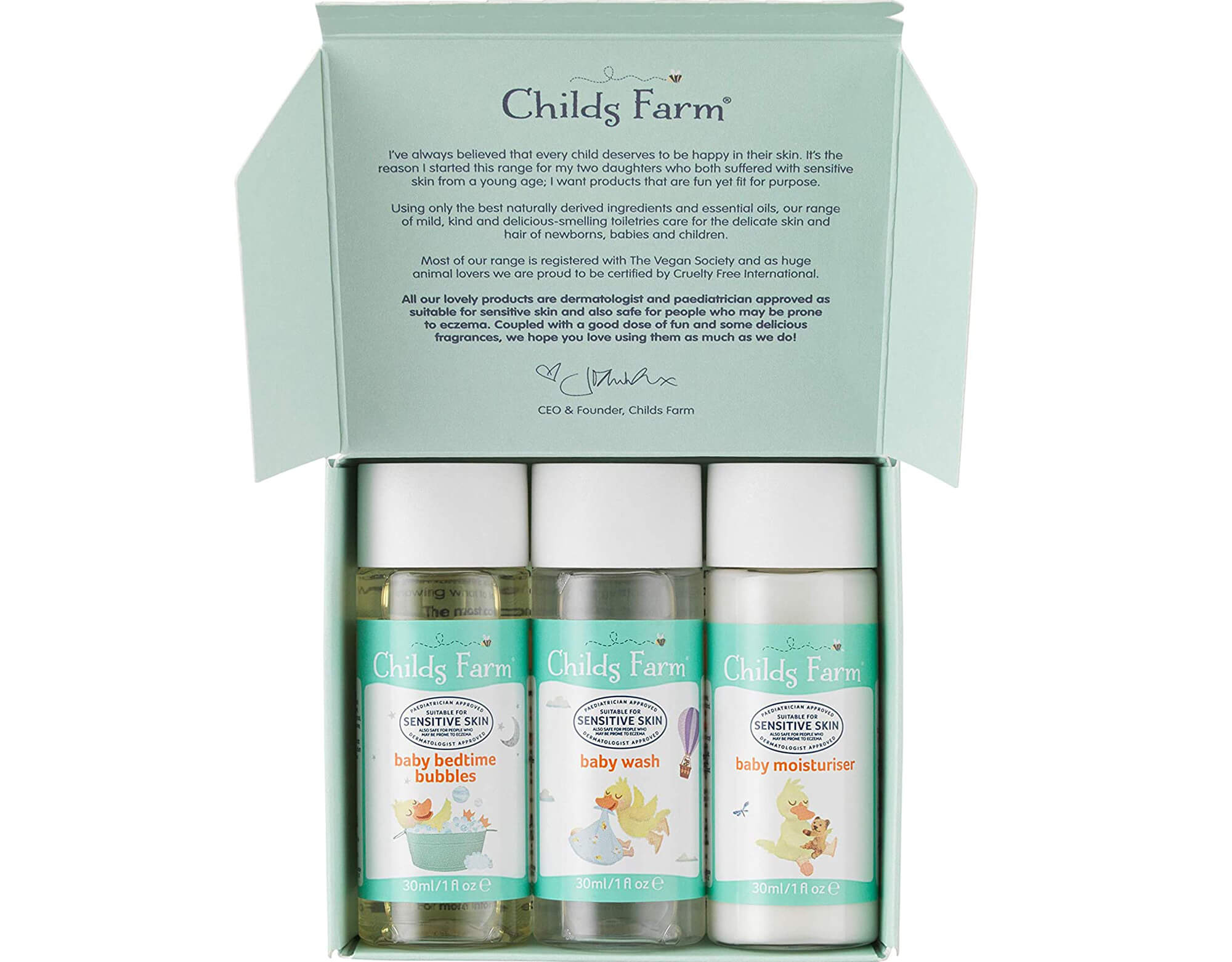 Childs Farm Baby Bathing Set Little Bundle Box