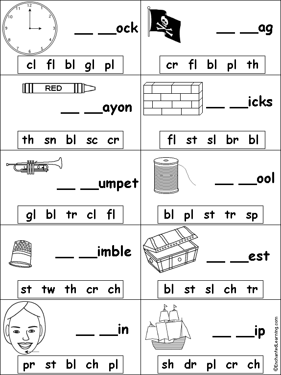 Blends, Digraphs, Trigraphs, and Other Letter Combinations