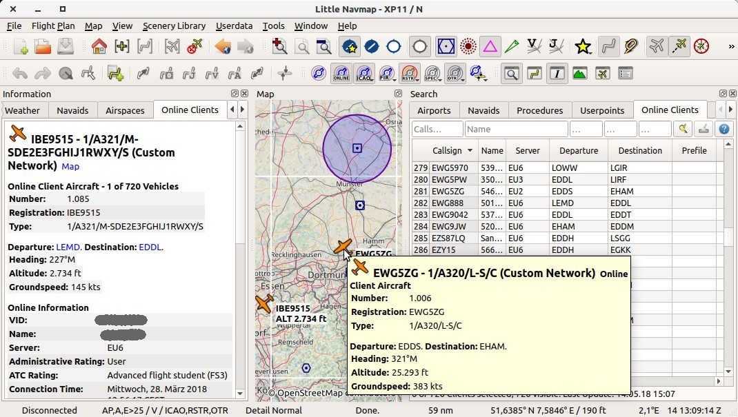 24. Online Networks — Little Navmap User Manual