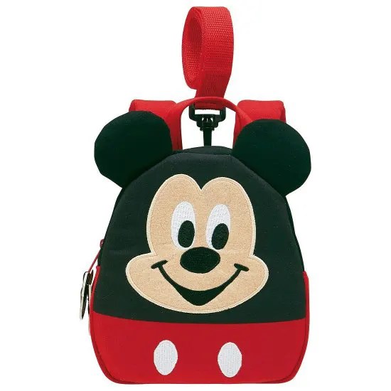 SKATER Baby Backpack with Reins "Mickey Mouse" Little Orange