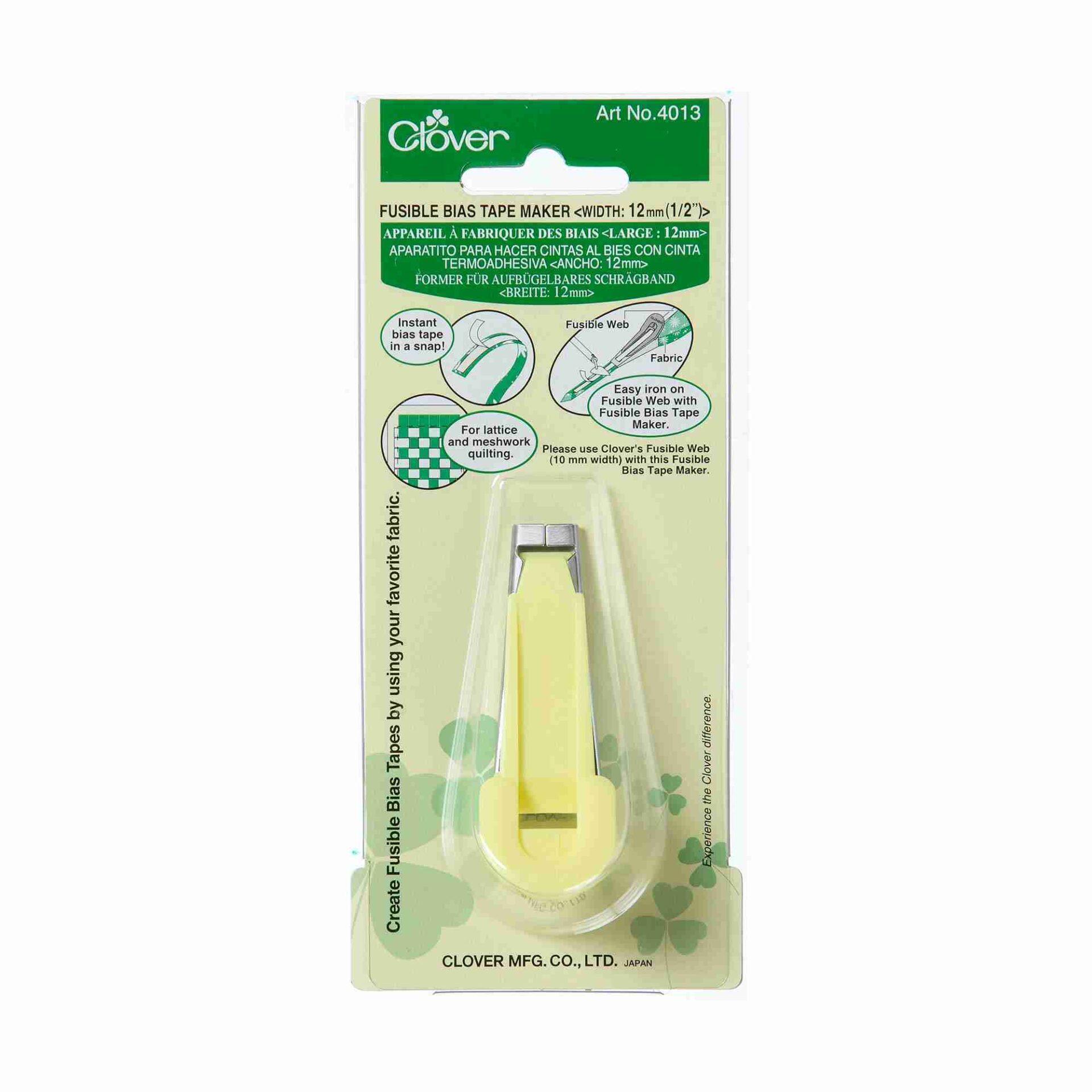 Clover Fusible Bias Tape Maker 12mm Little Patch Of Heaven
