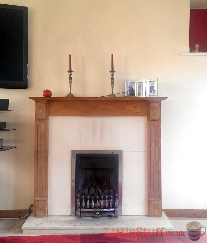 Replacing a gas fire with a woodburner on a plasterboard wall DIY