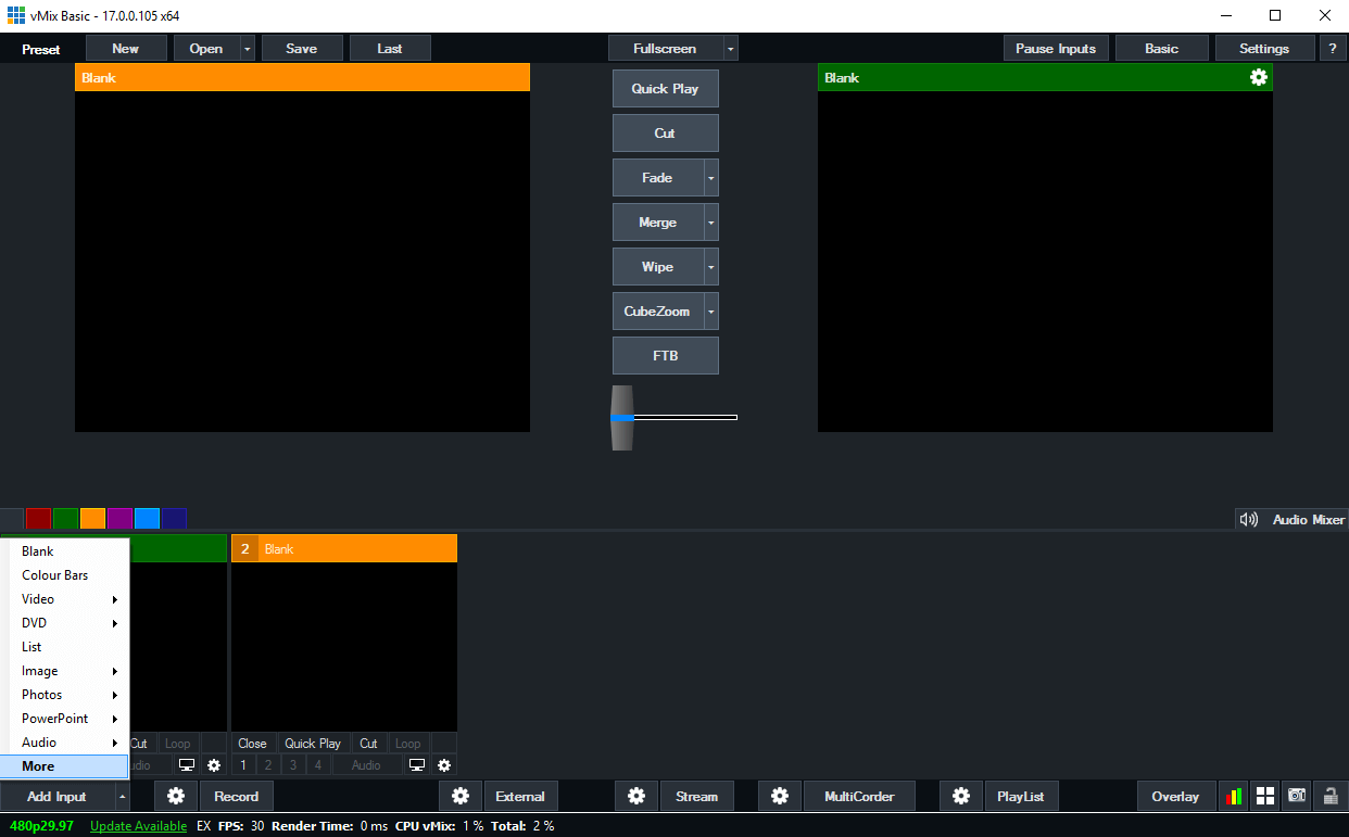 vMix and dynamic Image Output