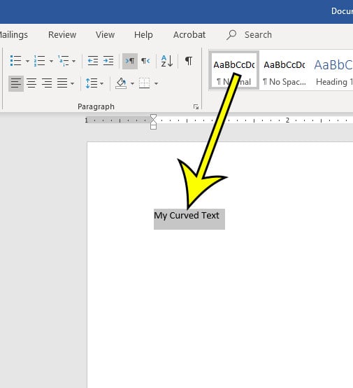 How to Curve Text in Word for Office 365 Live2Tech