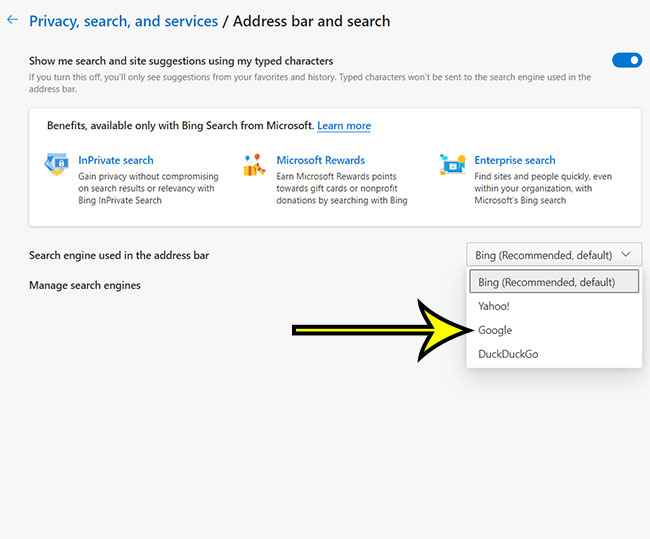 How to Change Default Search Engine from Bing to Google in Microsoft How to Change Default Search Engine from Bing to Google in Microsoft