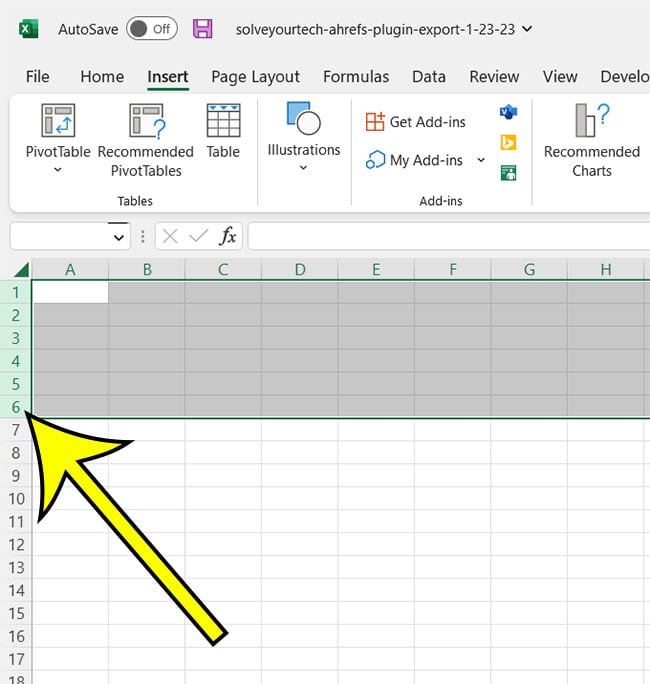 How to Expand All Rows in Excel for Office 365 Live2Tech
