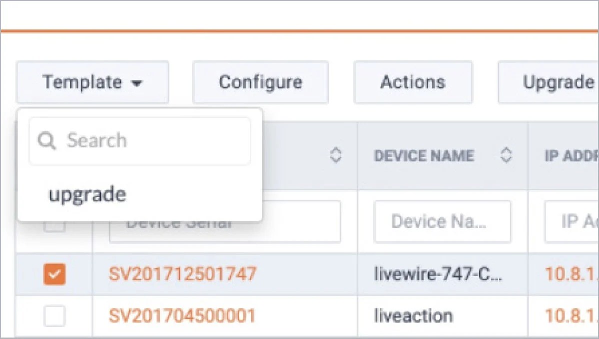 NPM and Threat Detection with Device Management Services (DMS) LiveAction