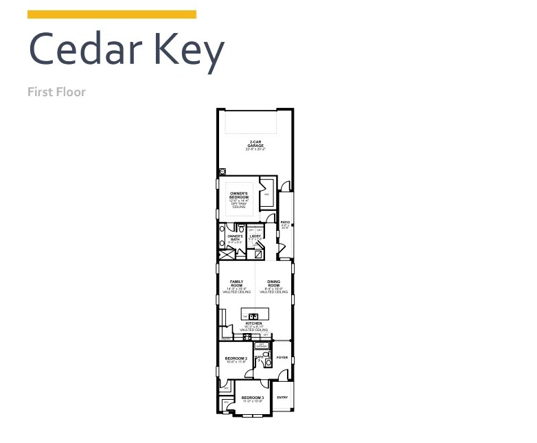 3 Bed, 2 Bath House Plan for Sale in DeBary, FL Rivington
