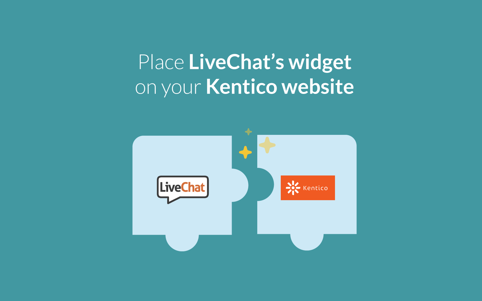 Kentico LiveChat works with Kentico