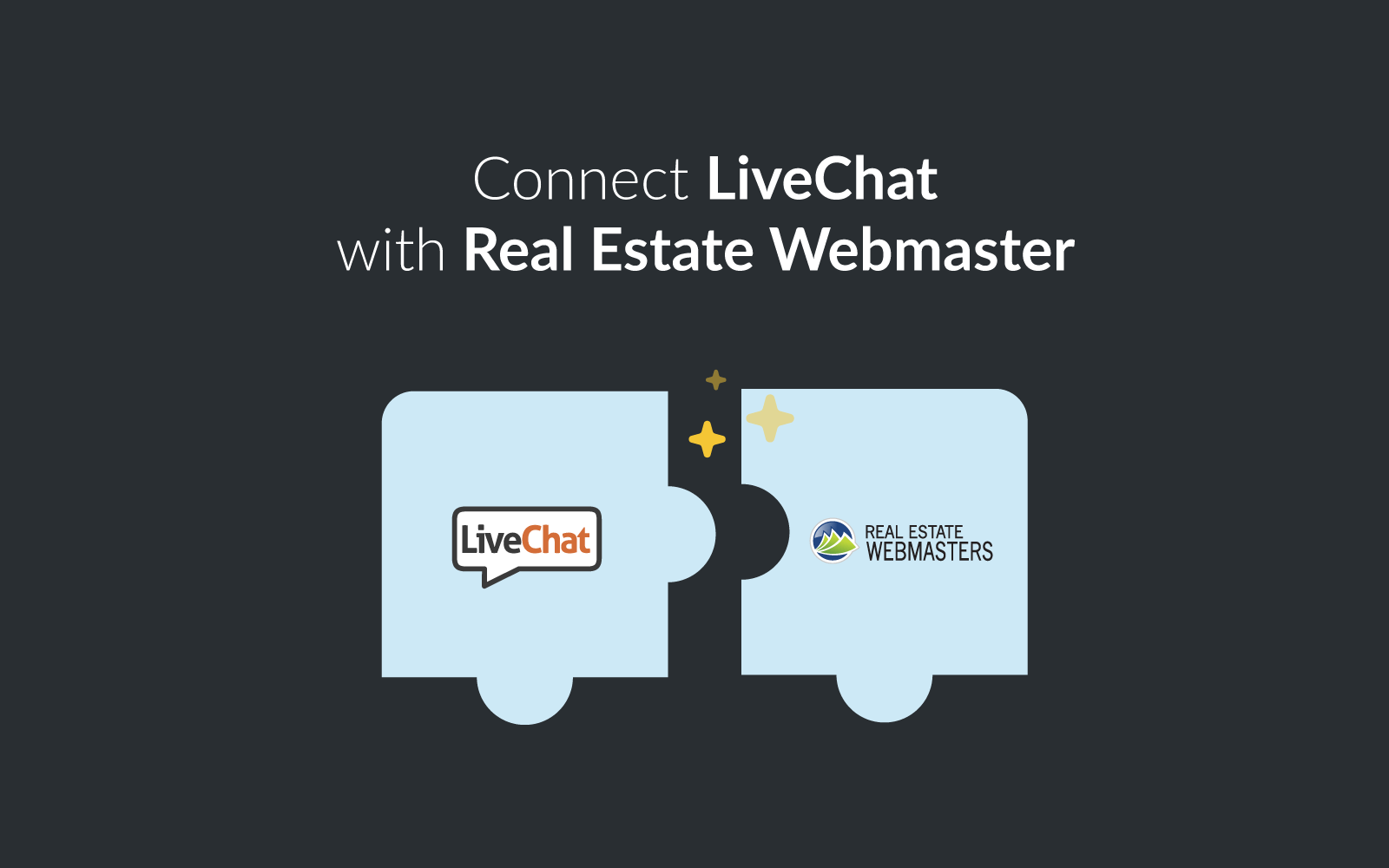 Real Estate masters LiveChat works with Real Estate masters