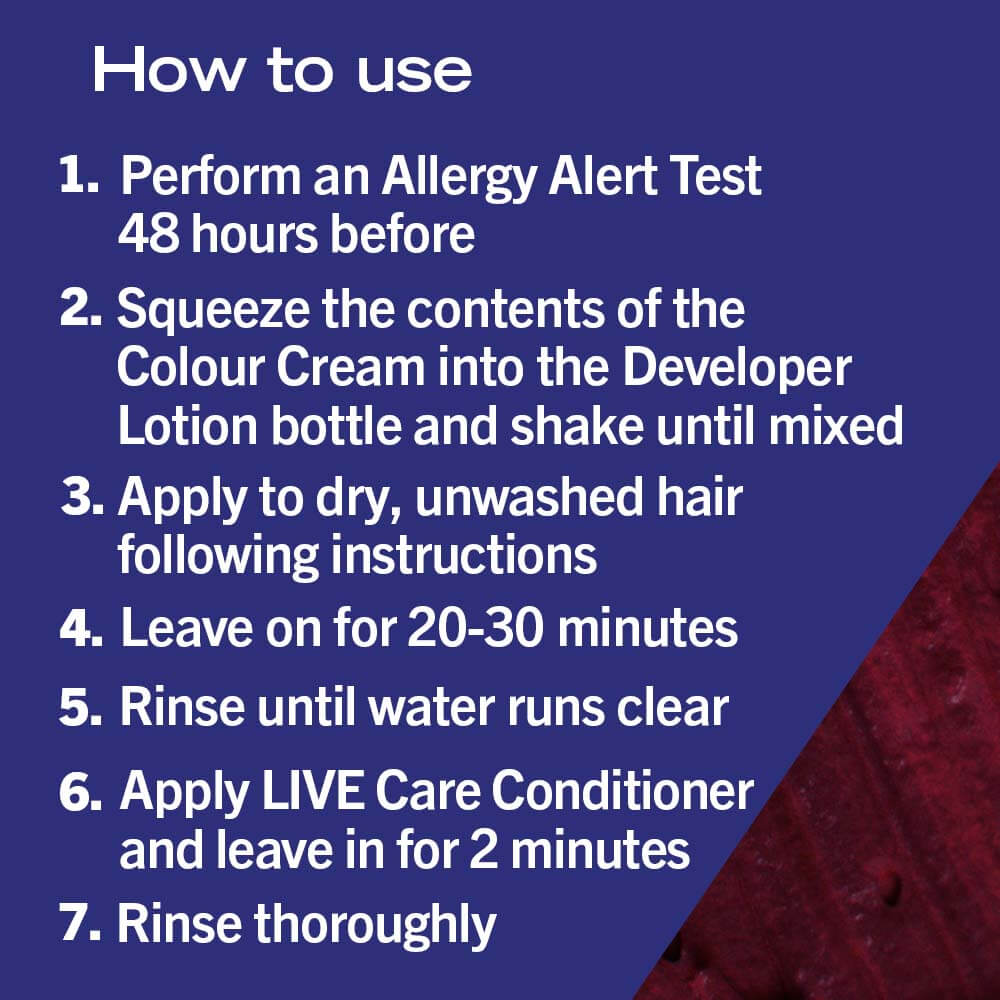 U68 RUBY GLAZE Hair Dye by LIVE