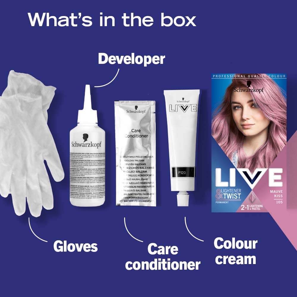 105 MAUVE KISS Hair Dye by LIVE