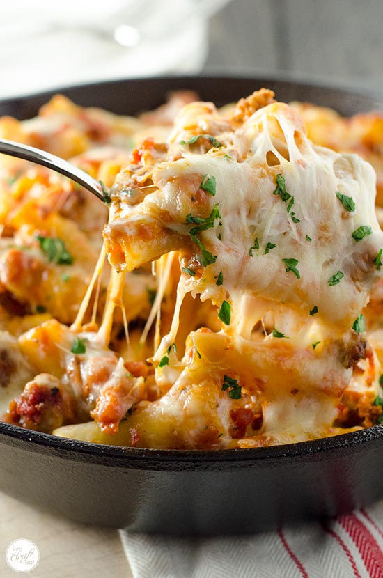 5 Cheese Baked Ziti (Al Forno) With Italian Sausage