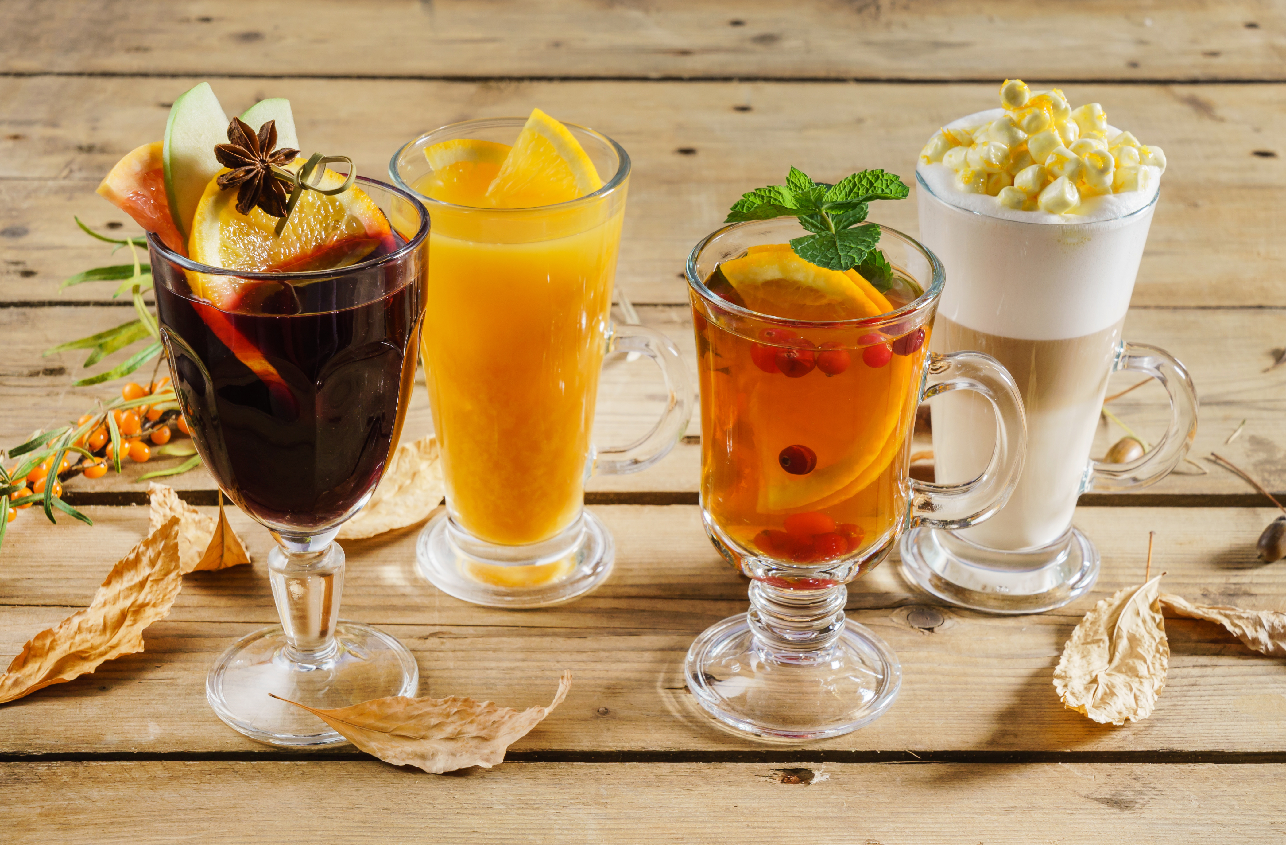 hot winter drinks Crystal Valley